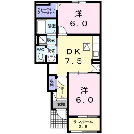 グランドソレーユの物件間取画像